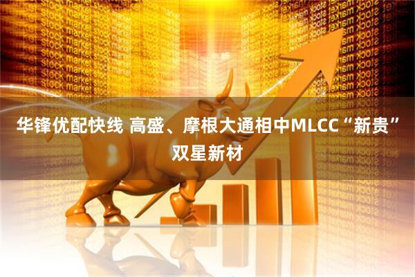 华锋优配快线 高盛、摩根大通相中MLCC“新贵”双星新材